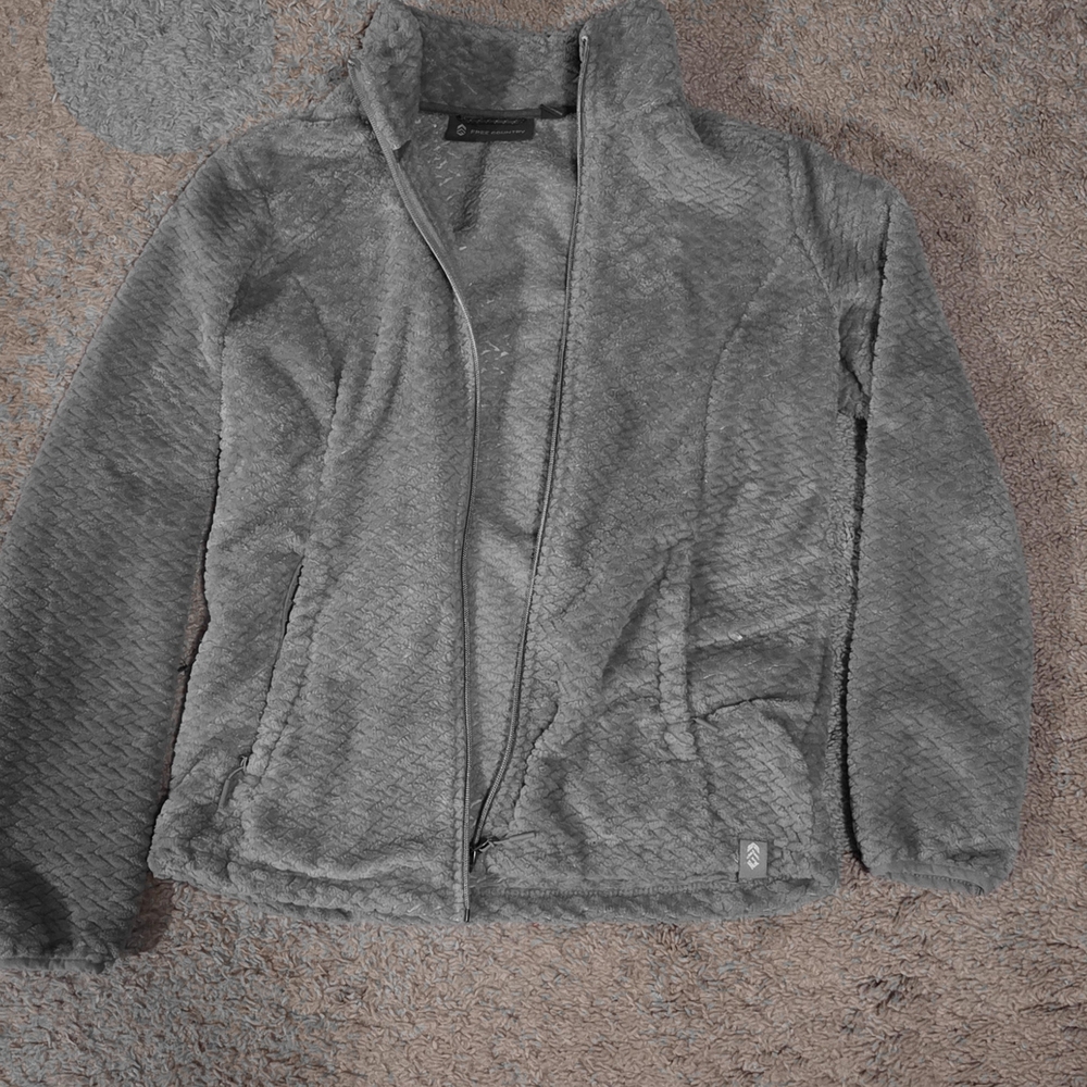 Free Country Women's Charcoal Teddy Jacket